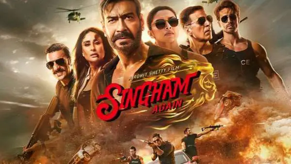 Singham Again worldwide box office total collection day 4: Rohit Shetty's Ajay Devgn, Kareena Kapoor-starrer released in theatres on November 1.